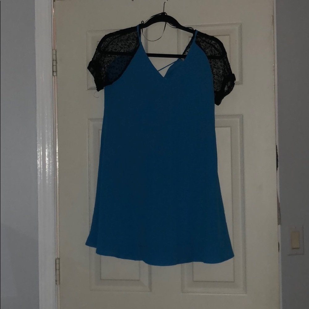 Blue dress